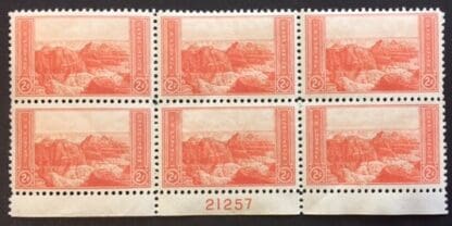 Scott # 741 Plate Block (MNH)