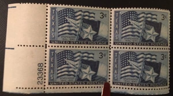 Scott # 938 Plate Block