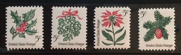 Scott # 1254-1257 Tagged Singles (MNH)