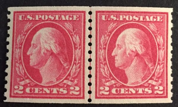 Scott # 444 (MNH) Line Pair