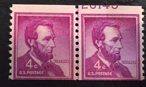 Scott # 1058 Line Pair MNH