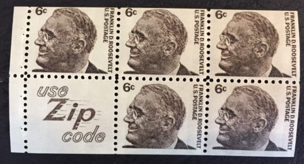 Scott # 1284c Booklet Pane MNH