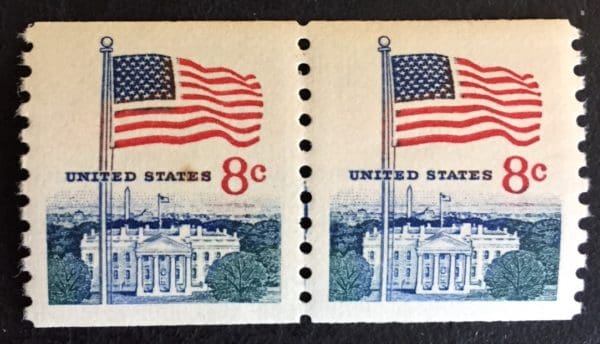 Scott # 1338g  Line Pair MNH