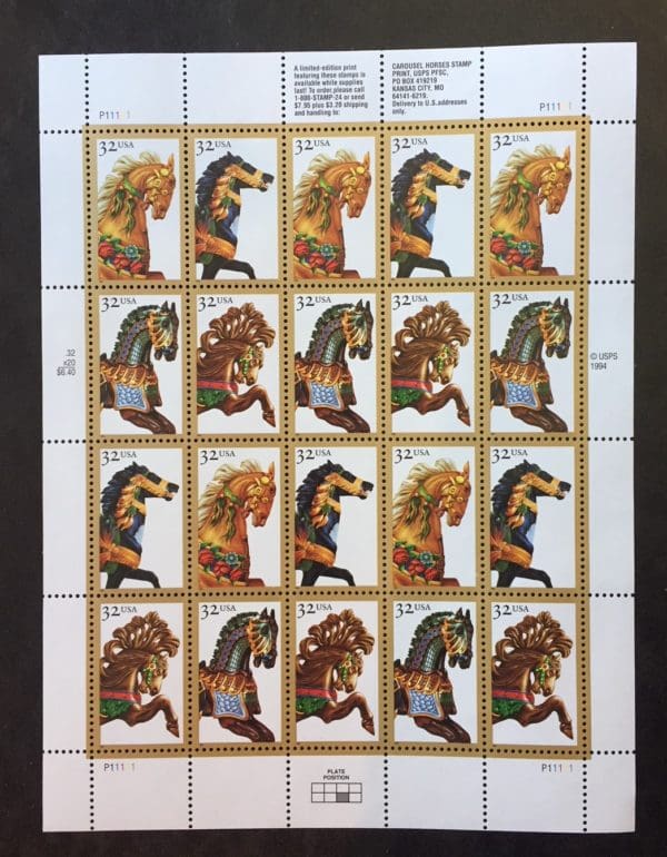 Scott # 2976-2979 Sheetlet MNH