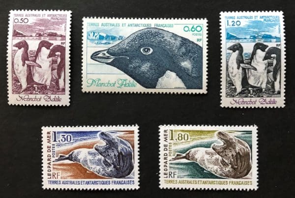 French Antarctic Territories Scott # 89-93