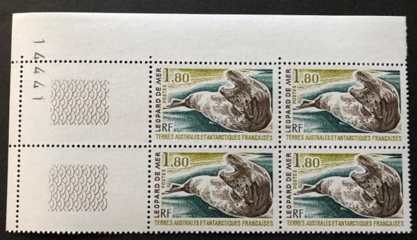 French Antarctic Territories Scott # 93 Plate Block