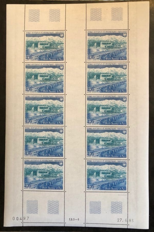 French Antarctic Territories Scott # C-79 Sheet