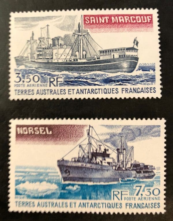 French Antarctic Territories Scott # C-62, C-63 Set