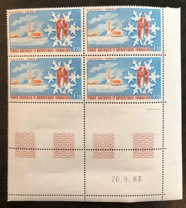 French Antarctic Territories Scott # 105 Plate Block