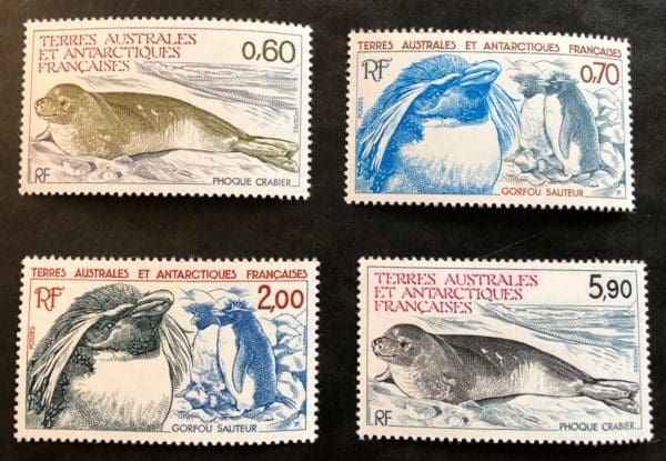 French Antarctic Territories Scott # 107-110 Set