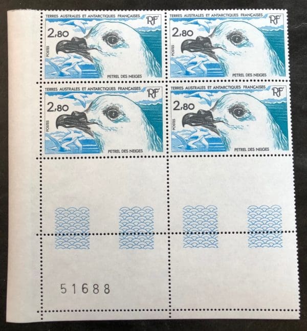 French Antarctic Territories Scott # 115 Plate Block