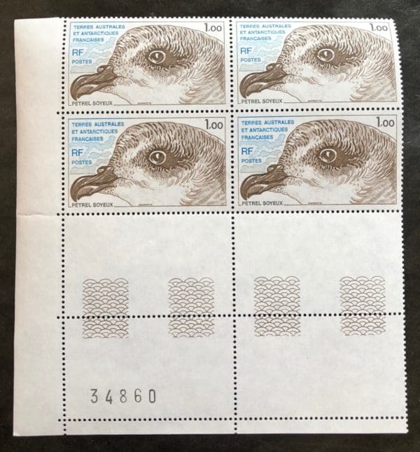 French Antarctic Territories Scott # 83 Plate Block