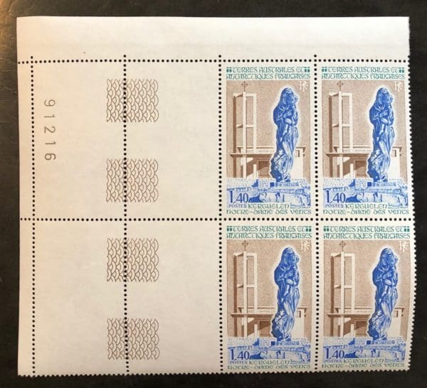 French Antarctic Territories Scott # 99 Plate Block