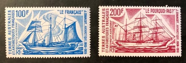 French Antarctic Territories Scott # C-37,-C38 Set