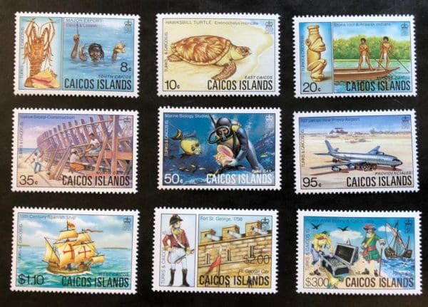 Caicos Scott 13-21 (MNH)