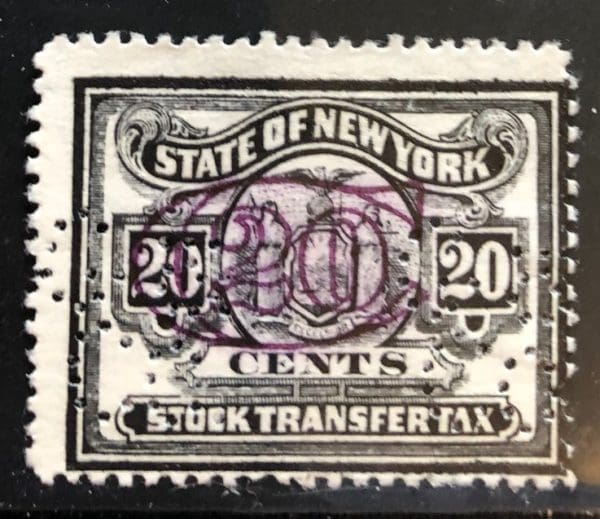 New York Stock Transfer $.20