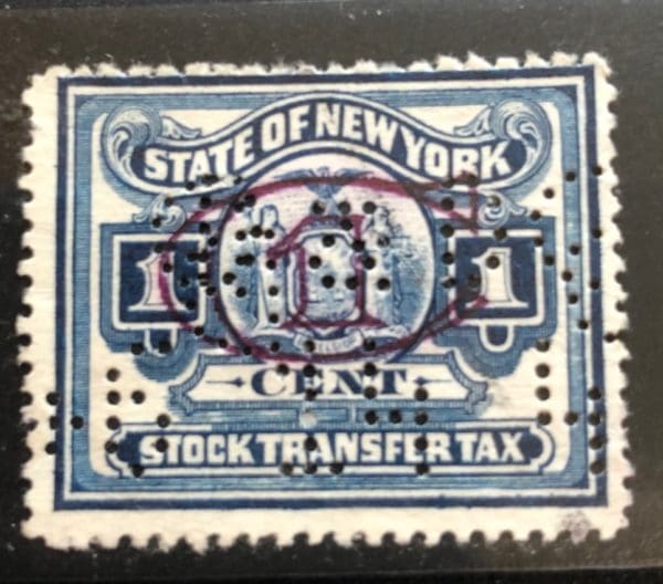 New York Stock Transfer $.01