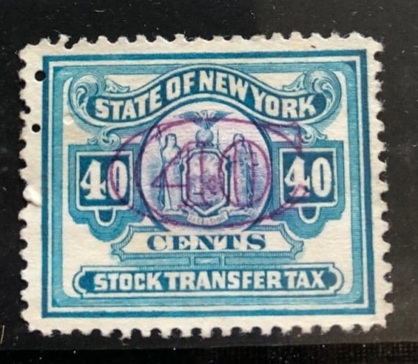 New York Stock Transfer $.40