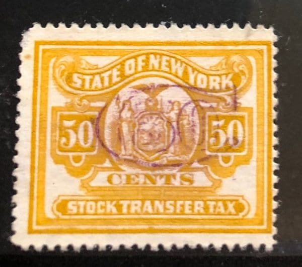 New York Stock Transfer $.50