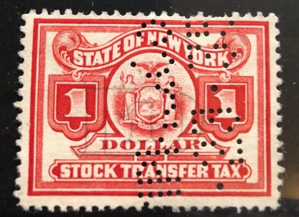 New York Stock Transfer $1.00