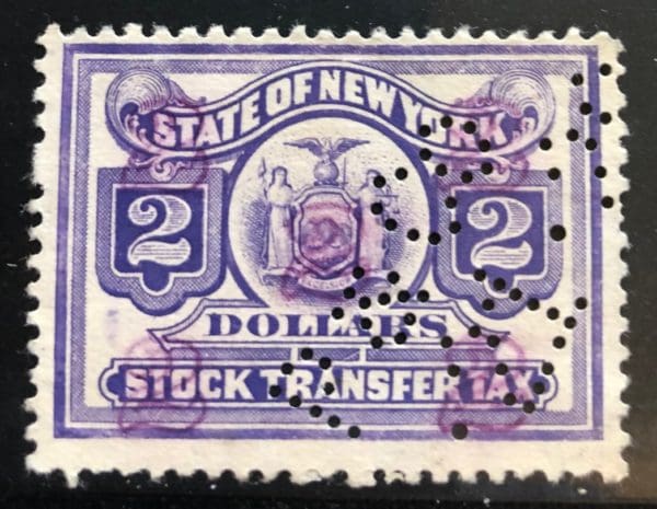 New York Stock Transfer $2.00