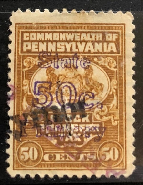 Pennsylvania Stock Transfer $.50