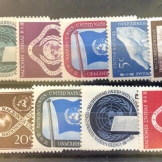 UN Scott # 1- 11 MNH