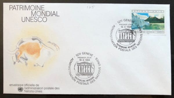 UN Geneva Scott # 125 FDC