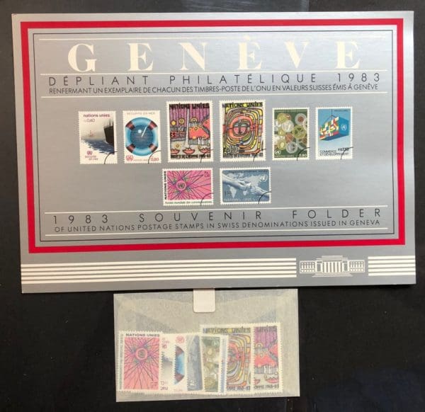 UN Geneva Year Set 1983 30-38