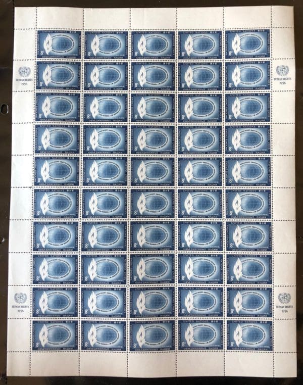 UN Scott # 48 MNH Sheet