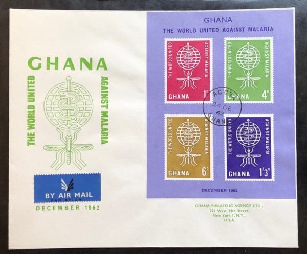 Ghana Scott # 128-131 FDC