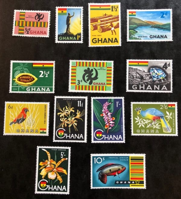 Ghana Scott # 48-60 MNH Set