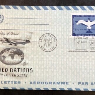 UN Scott UC-5 FDC