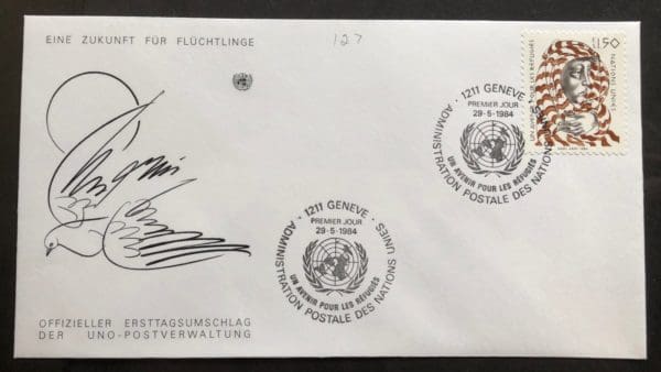 UN Geneva Scott # 127 FDC