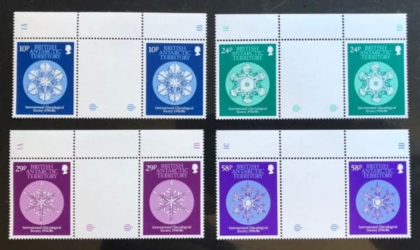 B.A.T Scott # 133-136 MNH Gutter Pairs