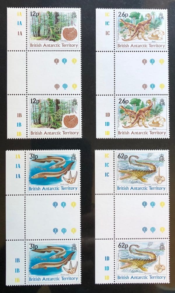 B.A.T Scott # 172-175 MNH Gutter Pairs