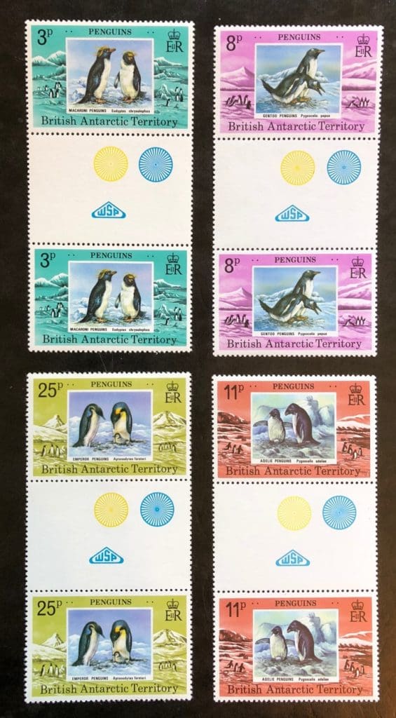 B.A.T Scott # 72-75 MNH Gutter Pairs