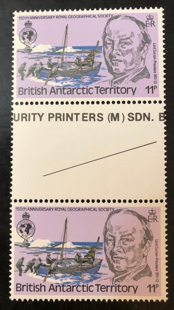 B.A.T Scott # 78 MNH Gutter Pairs (Inverted Watermark)