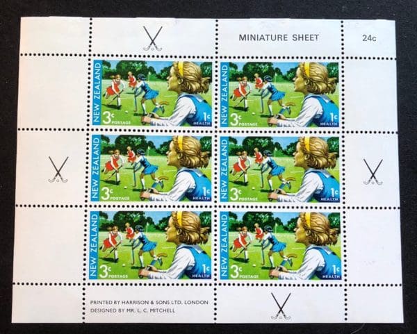 New Zealand Scott # B-78 Miniature Sheet