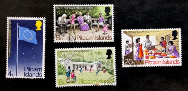 Pitcairn Islands Scott # 123-126 (Used)