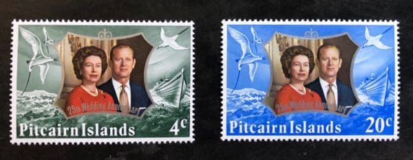 Pitcairn Islands Scott # 127-128 Mint Never Hinged