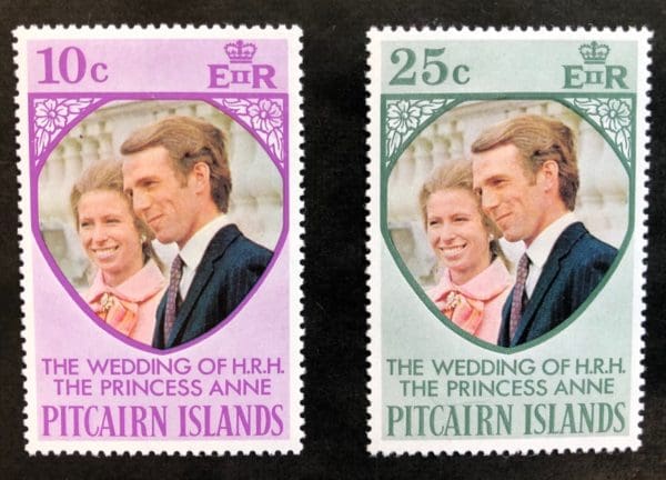 Pitcairn Islands Scott # 135-136 Mint Never Hinged