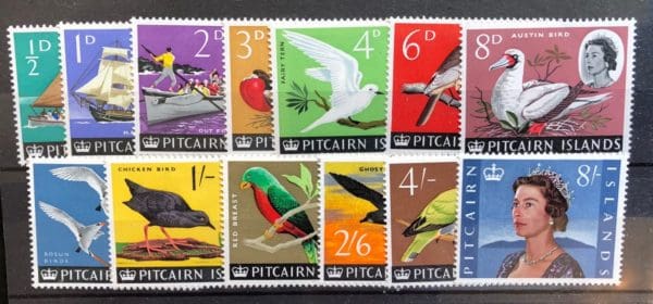 Pitcairn Islands Scott # 39-51 (MLH)