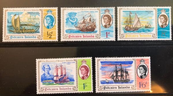 Pitcairn Islands Scott # 67-71 (MLH)