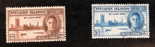 Pitcairn Islands Scott # 9-10 (Used)