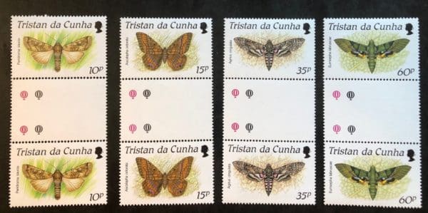 Tristan da Cunha Scott # 472-75 MNH Gutter Pairs