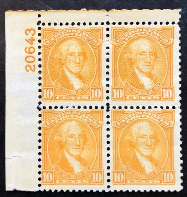 Scott # 715 Plate Block (MNH)