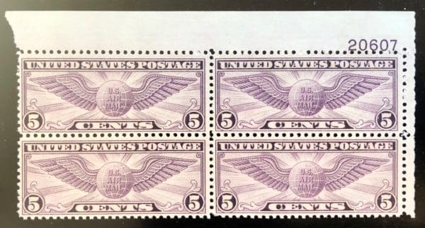 Scott C-16 Plate Block (MNH)