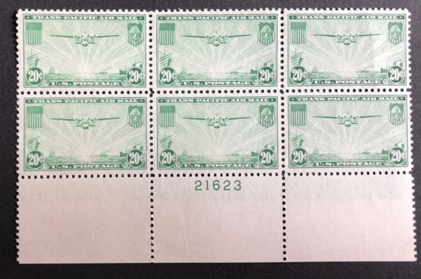 Scott # C-21 Plate Block (MNH)