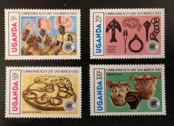 Uganda Scott # 360-363 (MNH)